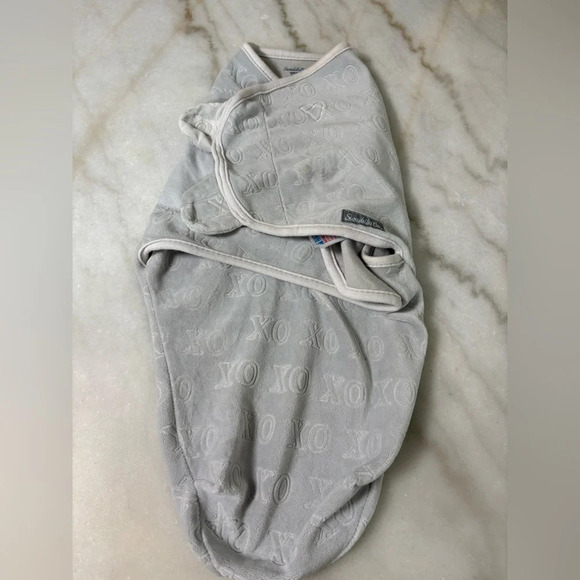 Gray Baby Swaddle OS - Picture 1 of 6